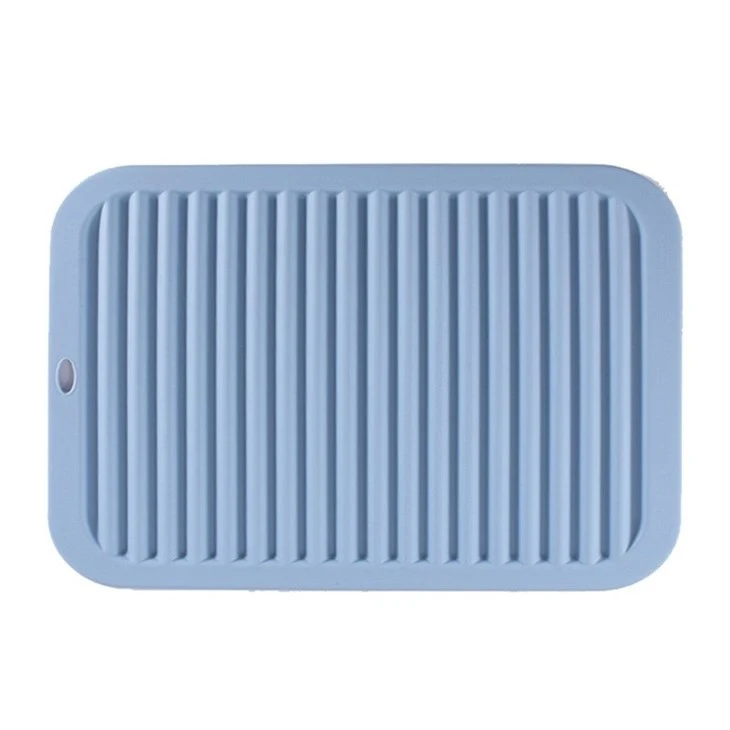 silicone mat blue